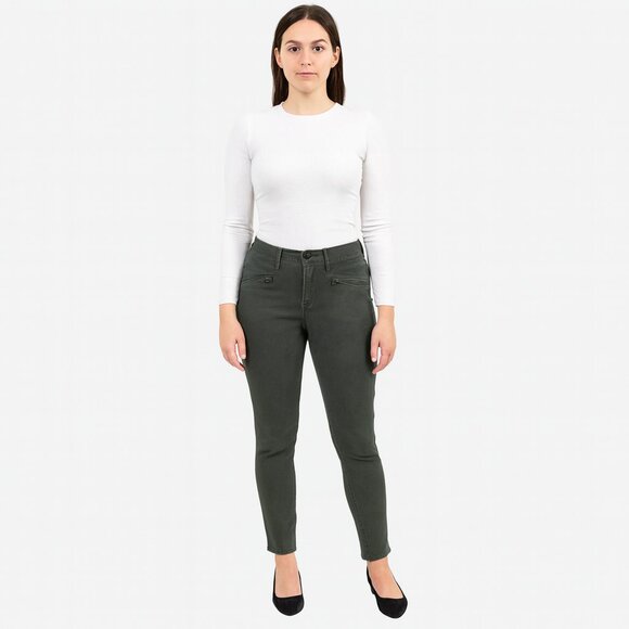 GAP Women's True Skinny Jeans in Dark Olive - Picture 1 of 4